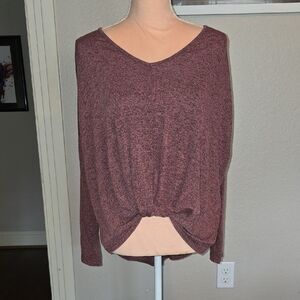 NWT Lavender Field Long Sleeve Mauve Shirt Size Small